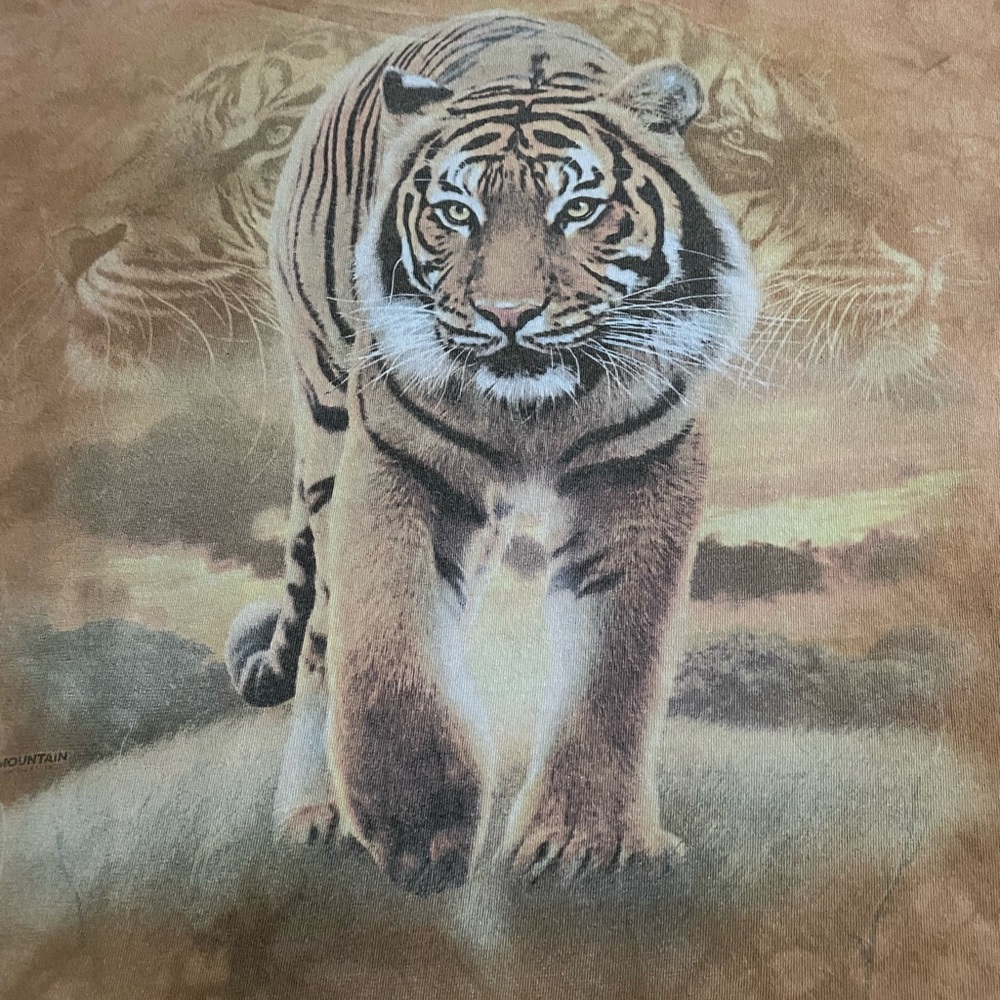 The Mountain tie dye Tiger graphic tee sz XL - Picture 2 of 9